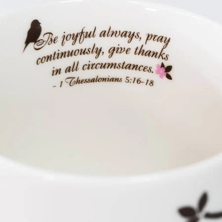 Scripture "Be Joyful" - Ceramic Mug