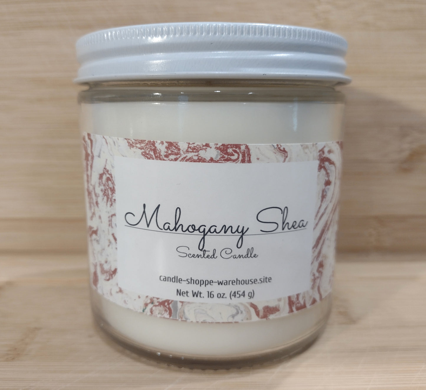 Mahoganey Shea Scented Candle 16 oz.