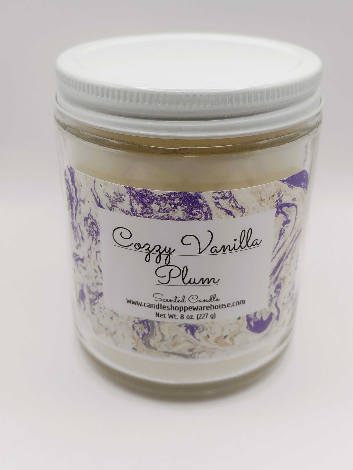 Cozzy Vanilla Plum Scented Candle