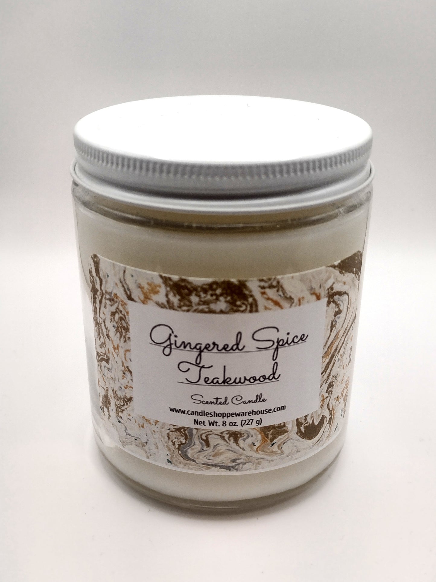 Ginger Spiced Teakwood Scented Candle