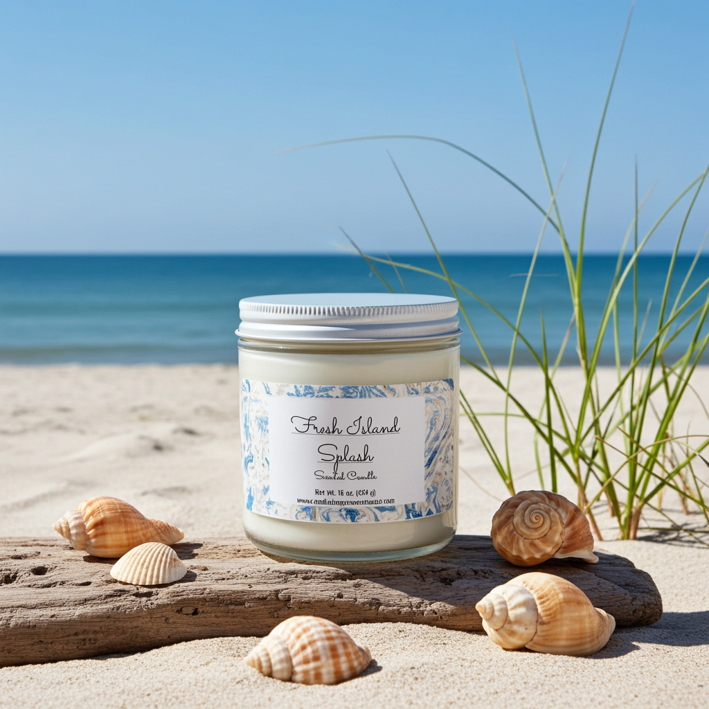 Fresh Island Splash Scented Candle 16 oz.