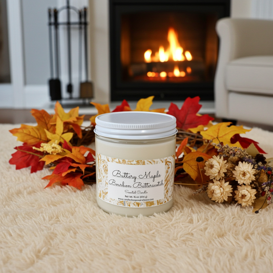 Buttery Maple Bourbon Butterscotch Scented Candle