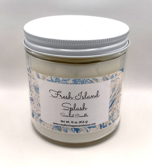 Fresh Island Splash Scented Candle 16 oz.