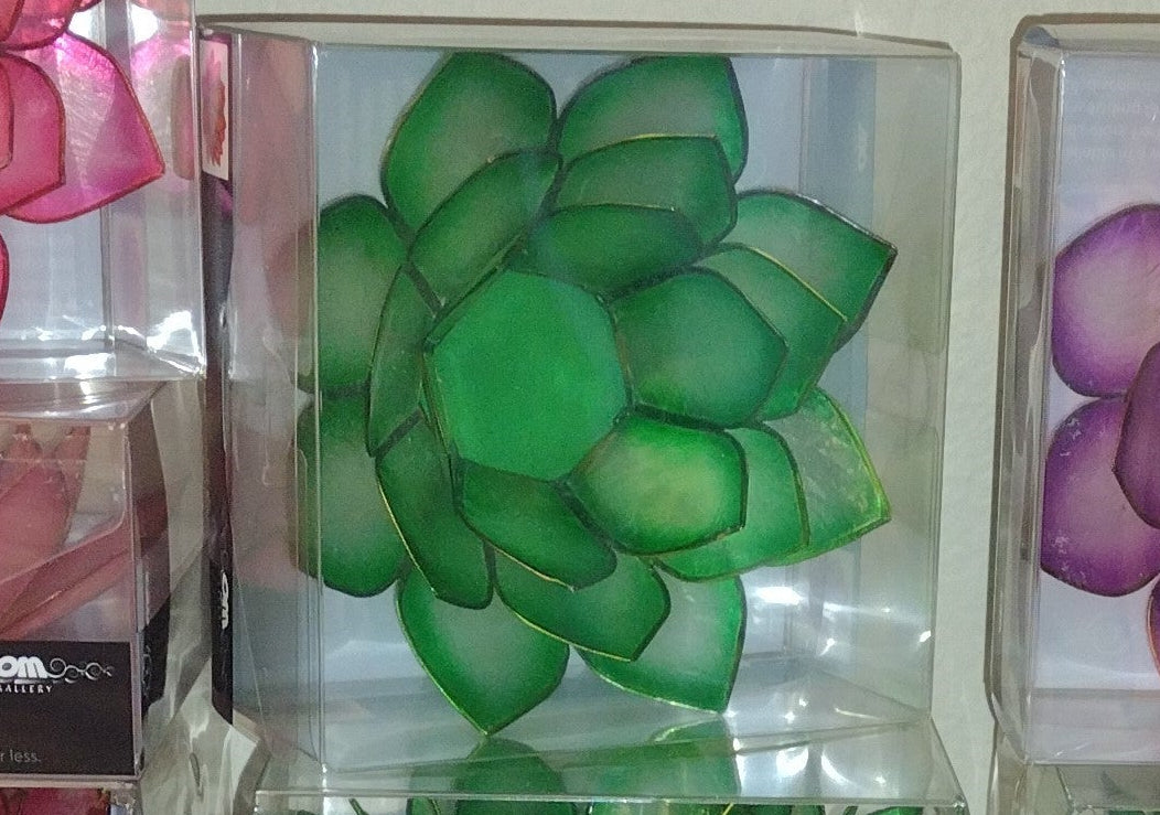 Green Lotus Tea Light Holder