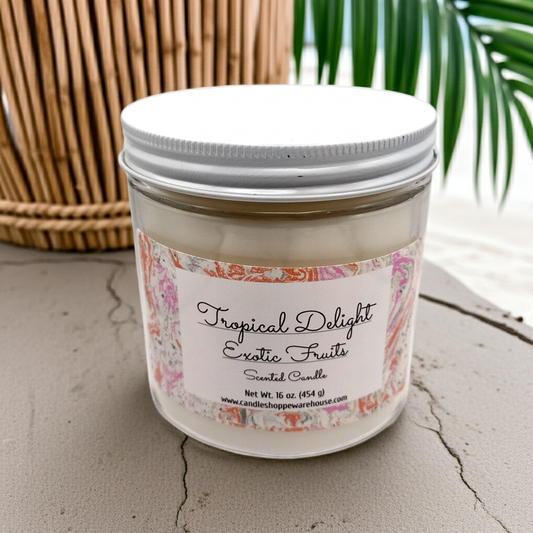 Tropical Delight Exotic Fruits Scented Candle
