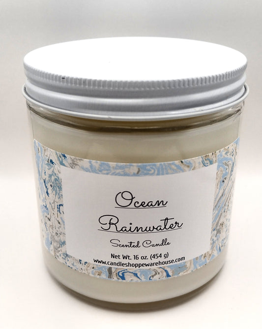 Ocean Rainwater Scented Candle 16 oz.