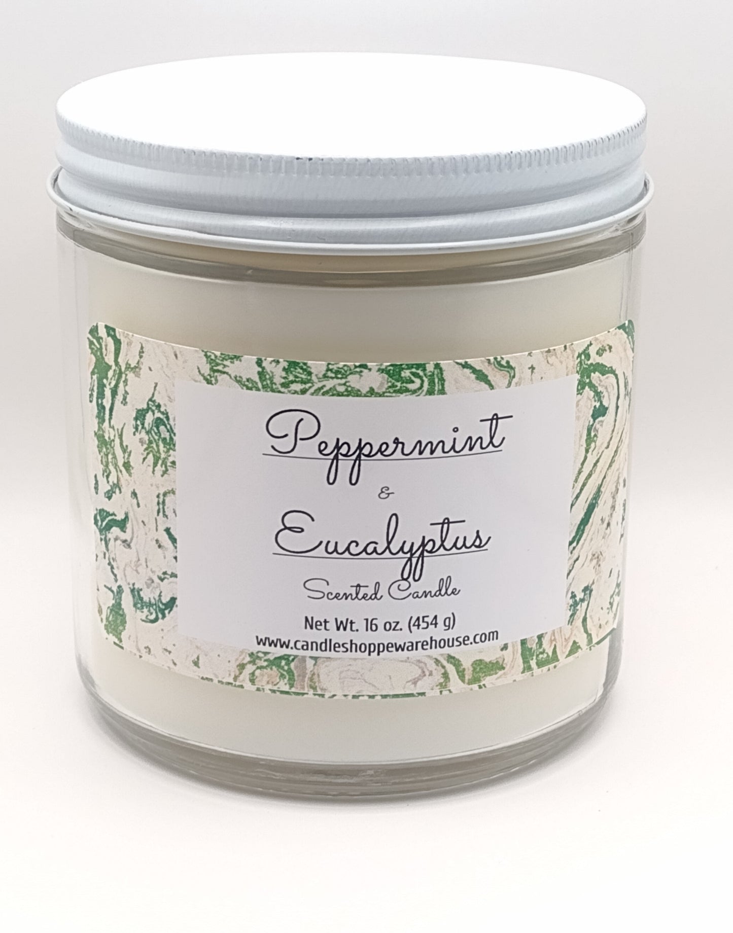 Peppermint & Eucalyptus Scented Candle