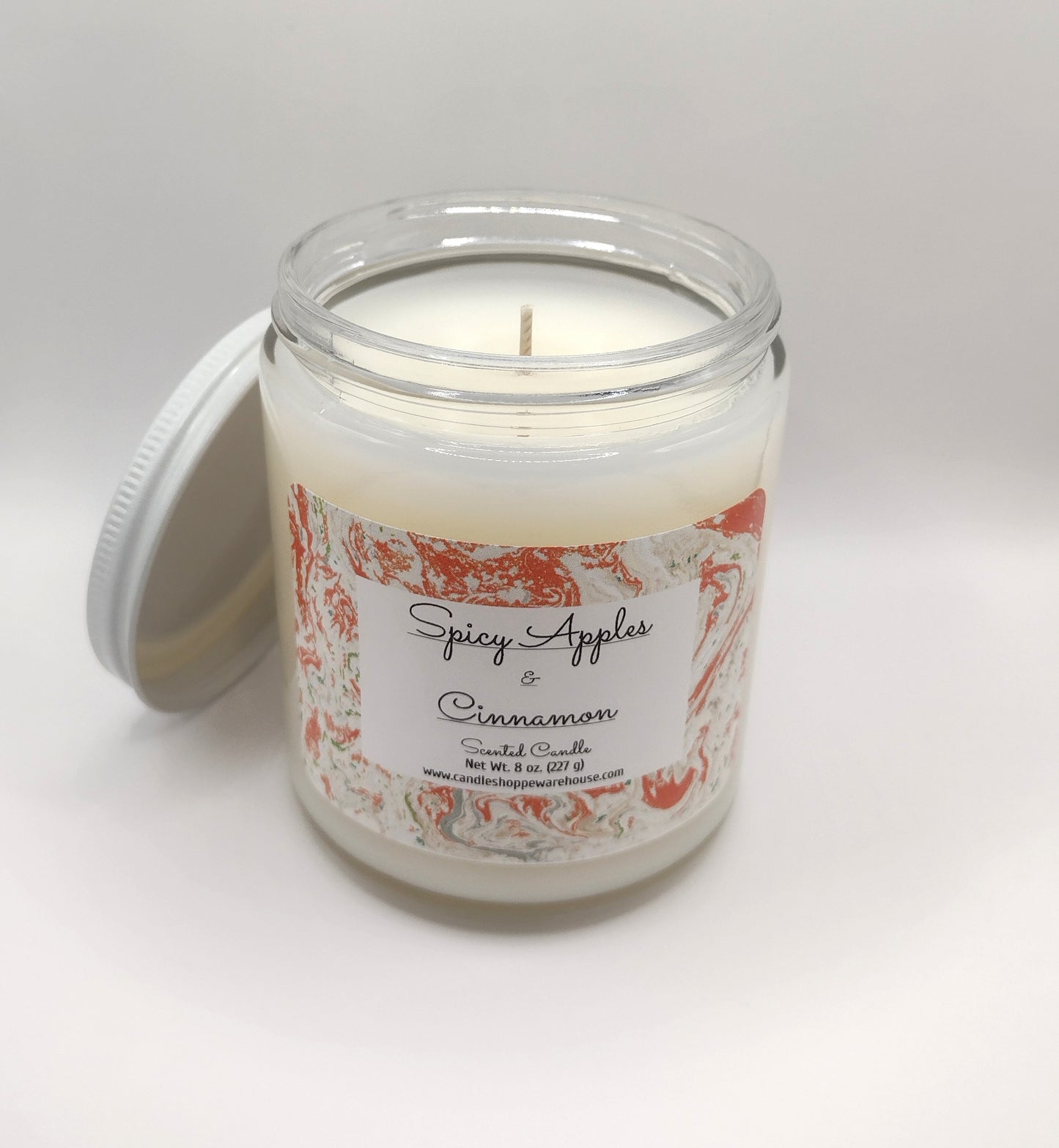 Spicy Apples & Cinnamon Scented Candle