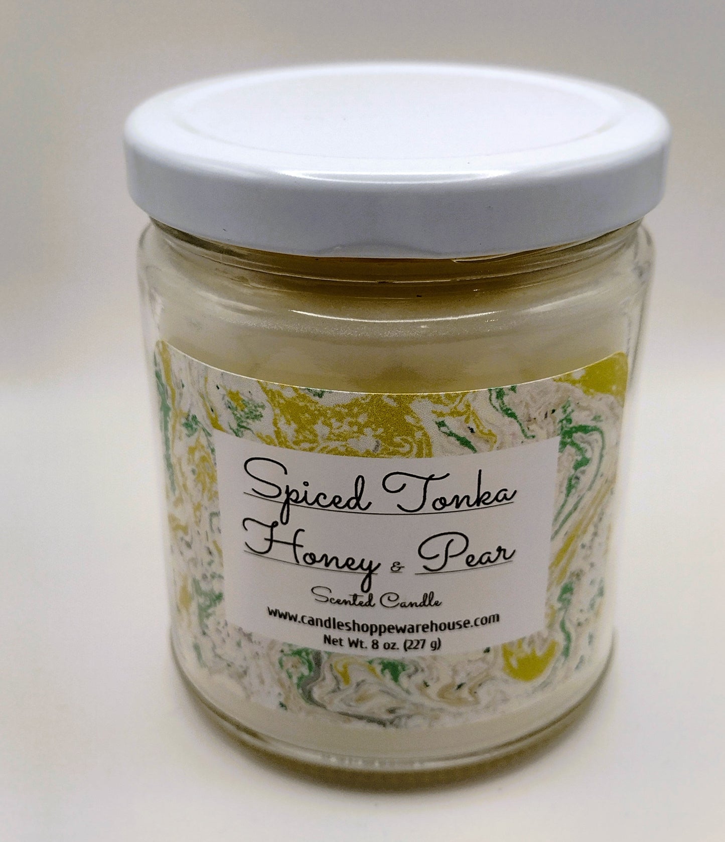 Spiced Tonka Honey & Anjou Pear Scented Candle