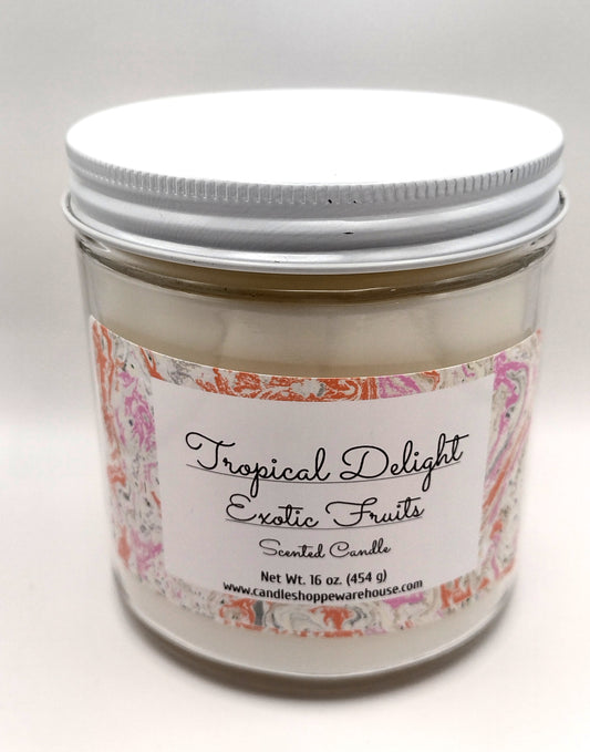 Tropical Delight Exotic Fruits Scented Candle